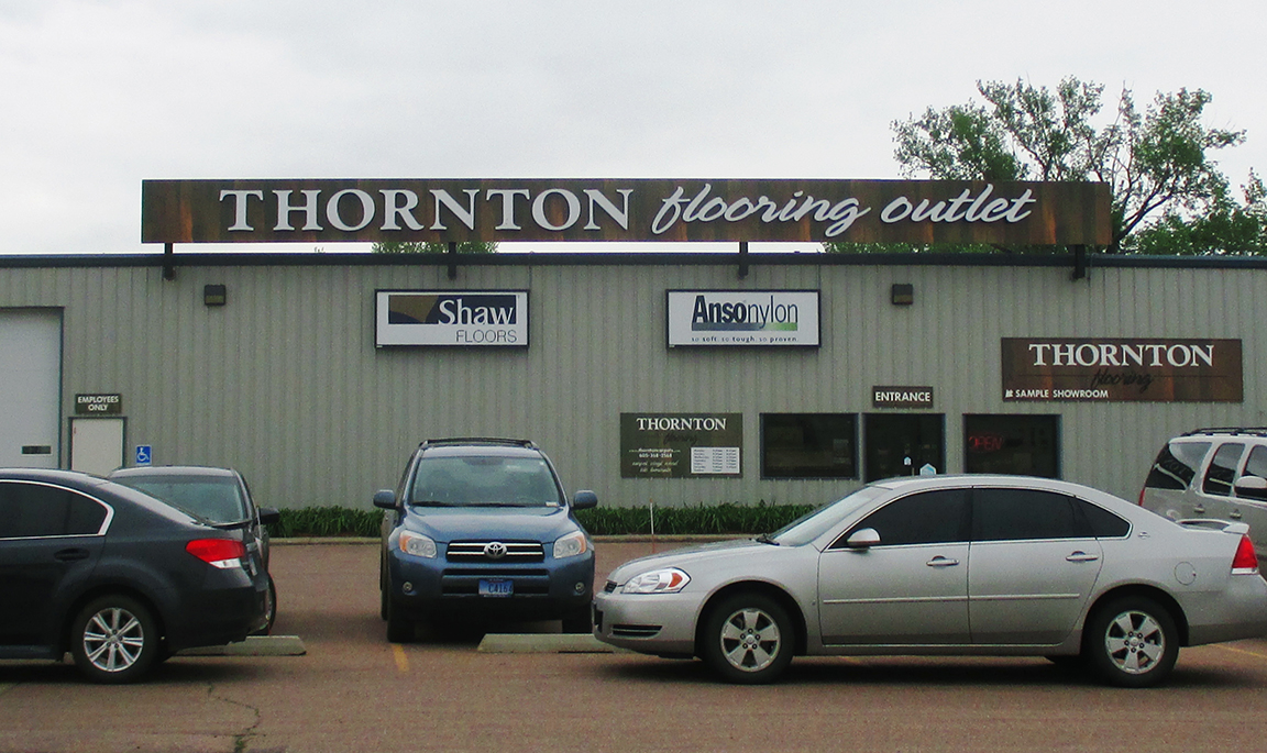 Thornton Flooring Roof Sign Pride Neon Sign Company